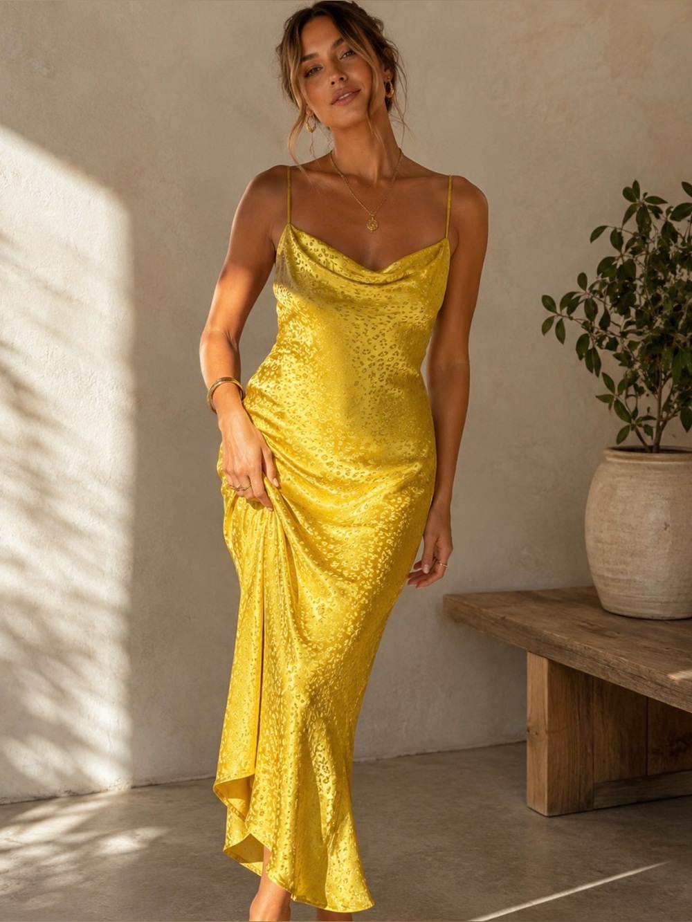 Gold Yellow Dress